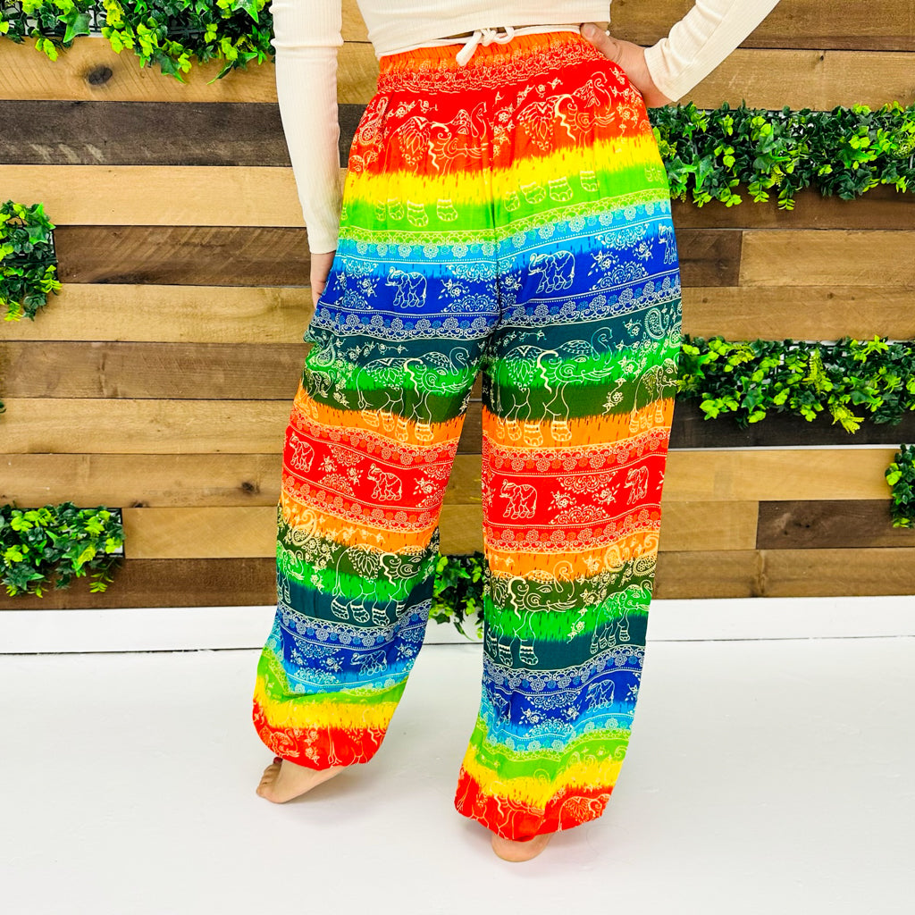 Rainbow Color Bright Pride Pants