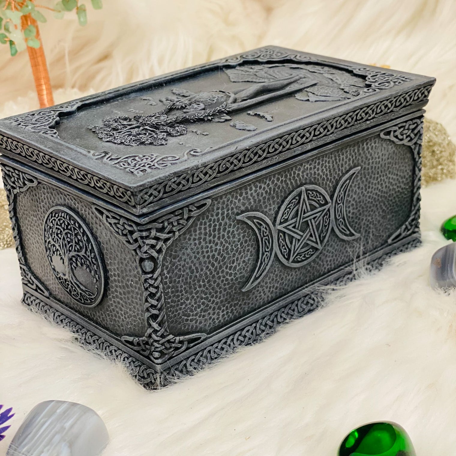 Mother Earth Gaia Metal Box