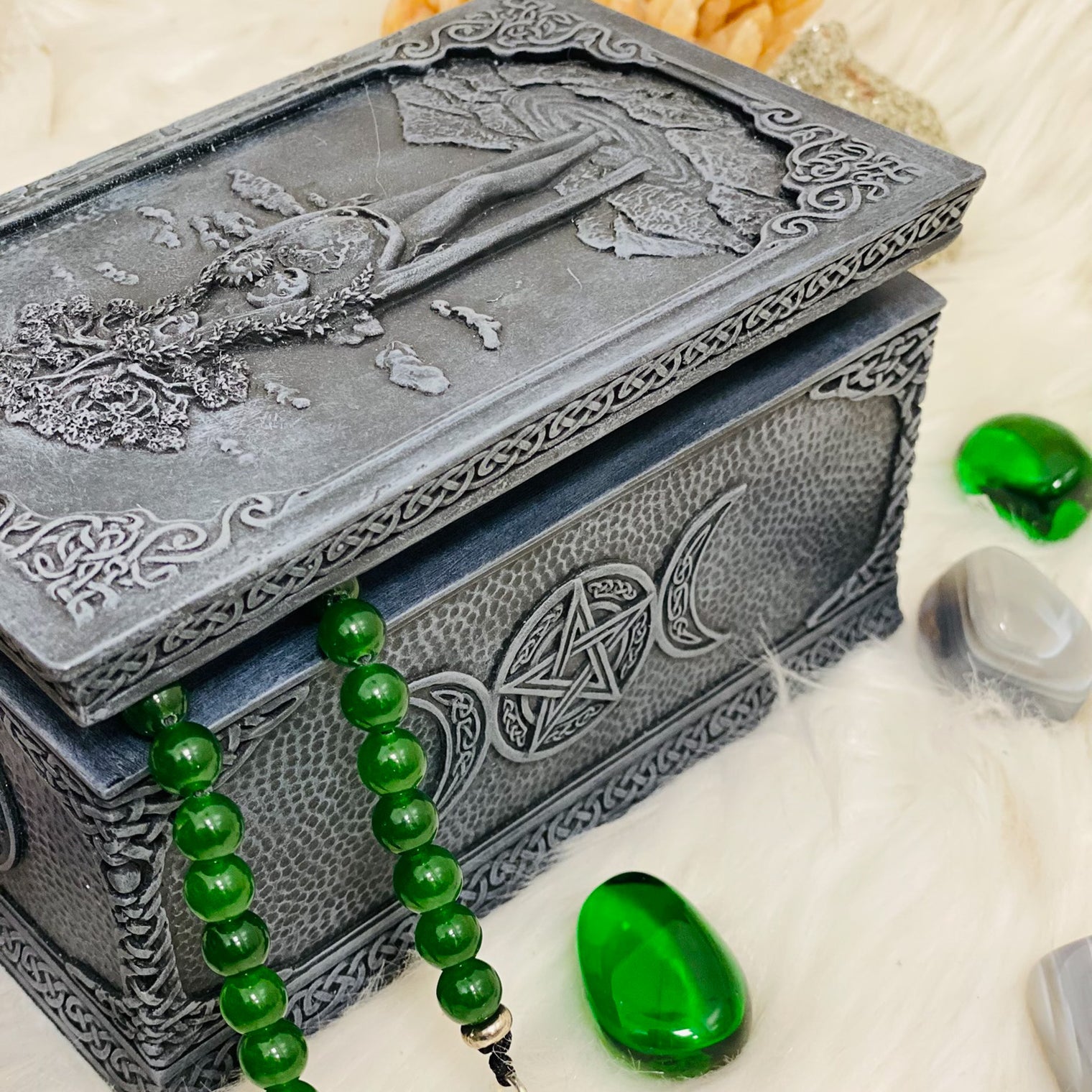 Mother Earth Gaia Metal Box