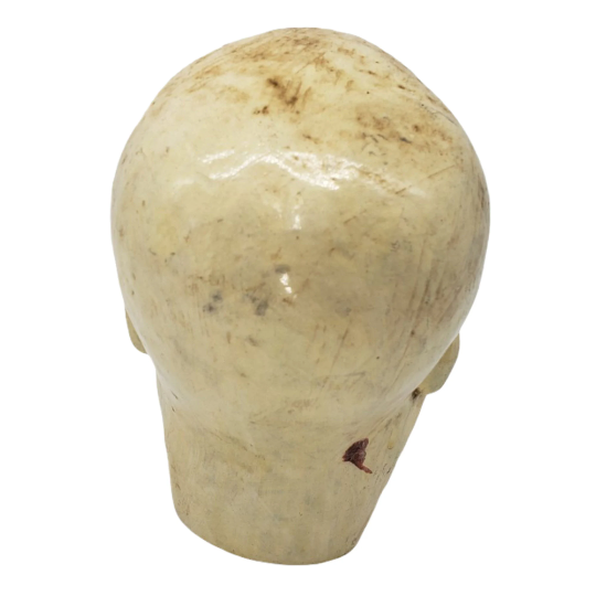 Hand Carved Wood Skull/Wooden Skull Sculpture/Wood Carving Statue from Nepal/Handmade Skull/Symbol of Transformation/Fantasy Collectible Art