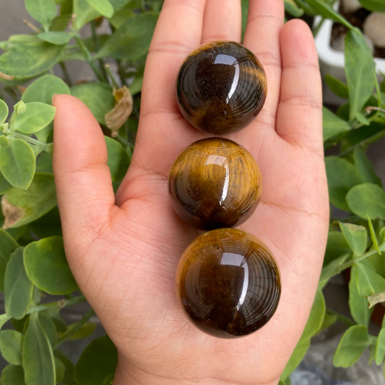 Tiger Eye Sphere Crystal Ball,Crystal Ball,Crystal for Personal Empowerment,Crystal forThroat Chakra,Crystal for dispelling Anxiety