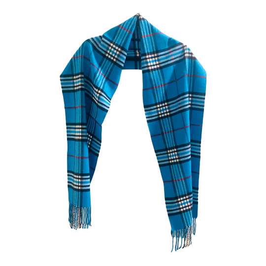 Cashmere Feel Unisex Plaid Scarfs