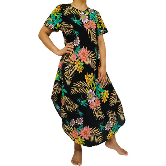 Floral Printed Long Maxi Dress
