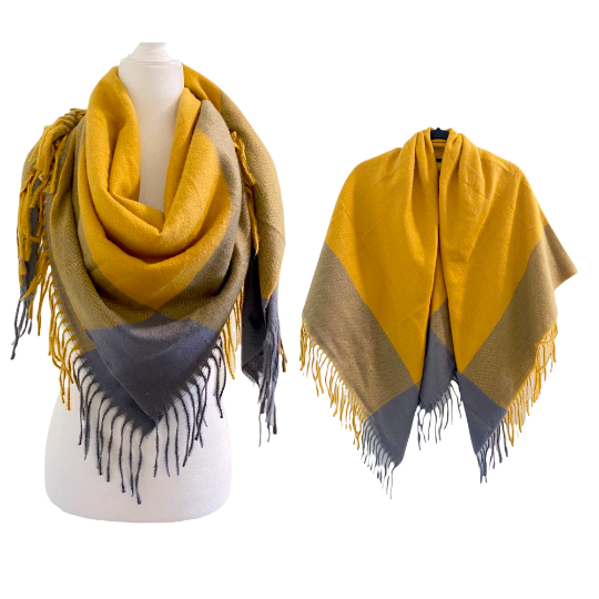 Winter Plaid Blanket Warm Wraps/Scarves