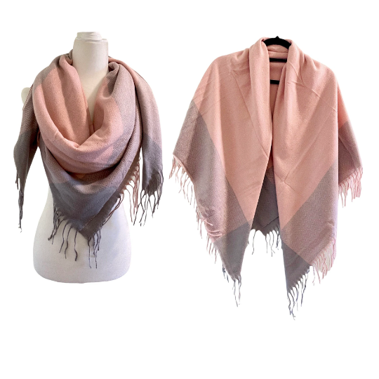 Winter Plaid Blanket Warm Wraps/Scarves