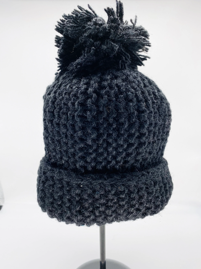 Crocheted Winter Beanie Hat from Nepal