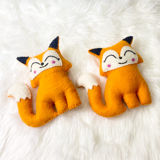 Handmade felt stuffed outlet animals