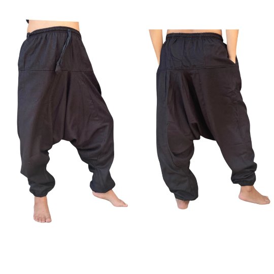 Handmade Wool Harem Pants from Nepal, Unisexual Wool Pants, Non Itchy Wool Pants, Warm Winter Pants,Yoga Pants, Comfy Winter Pants