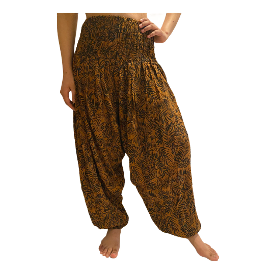 Boho Hippie Harem Cotton Pants, Yoga Pants, Vibrant Summer