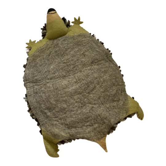 Felt Animals Rug, Wool Rug, Sheep , Fox, Wool Carpets, Nursery Decor, Kids Play Mat, Baby Bedroom Rug, Non Itchy Unique Rugs, Nursery Rug