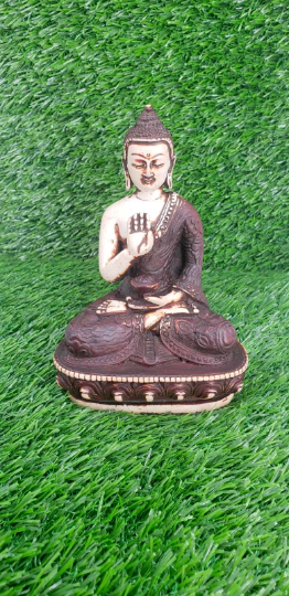 Handmade Blessing Buddha Statue from Nepal, Buddha Statue, Blessing Buddha, Buddhist God,Compassion Buddha, AmoghsiddhiBuddha, Home Decor,