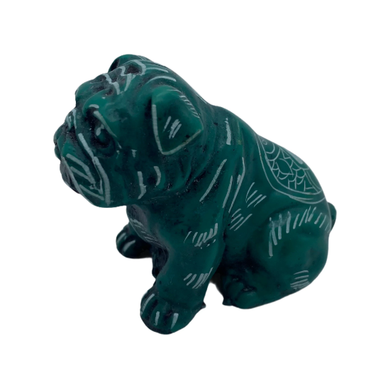 Resin Dog Statue, Puppy Figurines, Home Decor, Pet Decor, Beautiful Bull Dog Statue, Resin Collectible, Animal Home Garden Decor