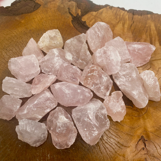 Rose Quartz Rough Stones, Raw Rose Quartz, 'A' Grade Crystals, Stonefor Self Love, Mother Love, Stone of Universal Love, Heart Chakra Stone