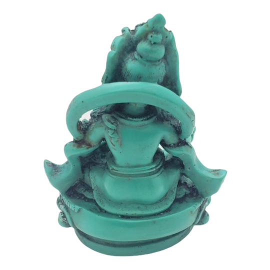 Handmade Kubera Statue from Nepal,Tibetan Buddhist God of Wealth,Gold Plated God of Prosperity, Kubera Statue