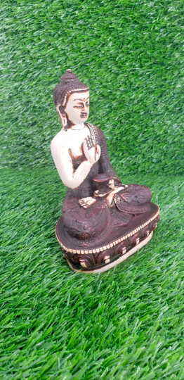 Handmade Blessing Buddha Statue from Nepal, Buddha Statue, Blessing Buddha, Buddhist God,Compassion Buddha, AmoghsiddhiBuddha, Home Decor,