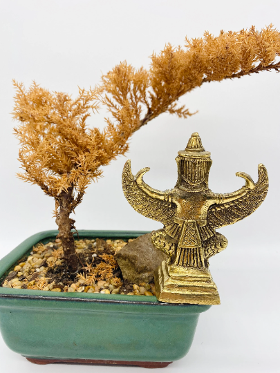 Handmade Brass Garuda, Meditation Shrine Statue,Vishnu Legendary Bird,Garud Statue,Buddhist and Hindu Mythological Bird,Hindu Tallisman