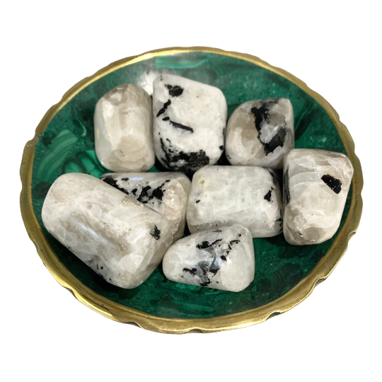 Rainbow Moonstone Tumbled Stones, Moonstone Crystals, 'A' Grade, Healing Crystals, Chakra Healing Stones, Crystals for Good Fortune, Love
