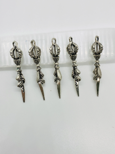 Buddhist Phurba Pendant,Phurba Necklace,Silver Phurba,Handcarved Phurba,Tibetan Vajra,Kila,Vajtakilaya Amulet,Buddhist Talisman
