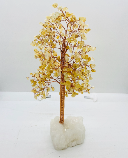 Crystal Prosperity Tree, 13 inches Bonsai Tree, Feng Shui Tree, Crystal Lovers Gift, Copper Wired Trees, Good Luck Trees, Money Tree