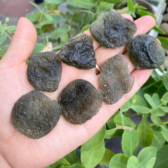 Raw Moldavite Crystal, Natural Moldavite, 2.8 gram to 11.33 gram,Genuine Authentic stone For Protection, Self Healing Stones, Chakra Healing