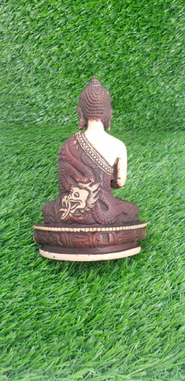 Handmade Blessing Buddha Statue from Nepal, Buddha Statue, Blessing Buddha, Buddhist God,Compassion Buddha, AmoghsiddhiBuddha, Home Decor,