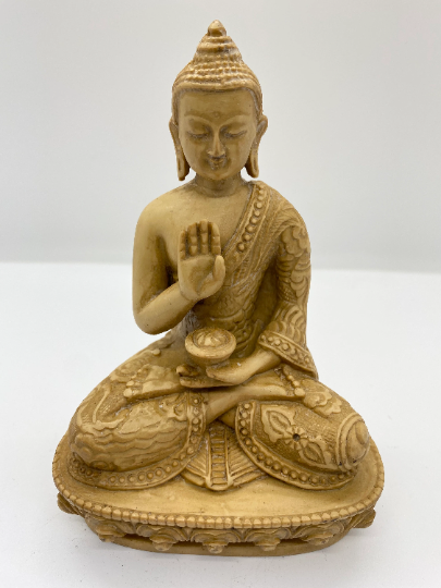 Handmade Blessing Buddha Statue from Nepal, Buddha Statue, Blessing Buddha, Buddhist God,Compassion Buddha, AmoghsiddhiBuddha, Home Decor,