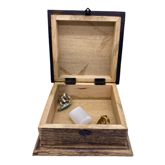 Skull Design Wooden Gothic Style Box