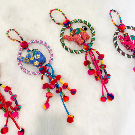 Elephant Hanging, Elephant Decor, Hanging Decoration, Home Decor, Kids Room Decor, Colorful Wall Decor, Nursery Decor