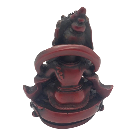 Handmade Kubera Statue from Nepal,Tibetan Buddhist God of Wealth,Gold Plated God of Prosperity, Kubera Statue