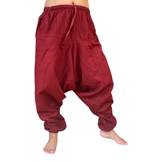 Handmade Wool Harem Pants from Nepal, Unisexual Wool Pants, Non Itchy Wool Pants, Warm Winter Pants,Yoga Pants, Comfy Winter Pants