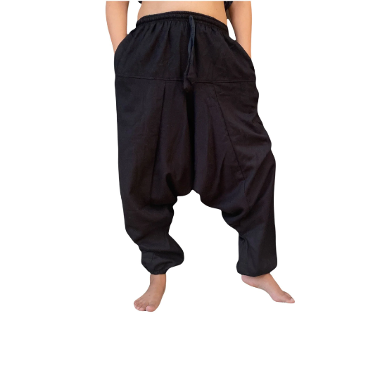 Handmade Wool Harem Pants from Nepal, Unisexual Wool Pants, Non Itchy Wool Pants, Warm Winter Pants,Yoga Pants, Comfy Winter Pants