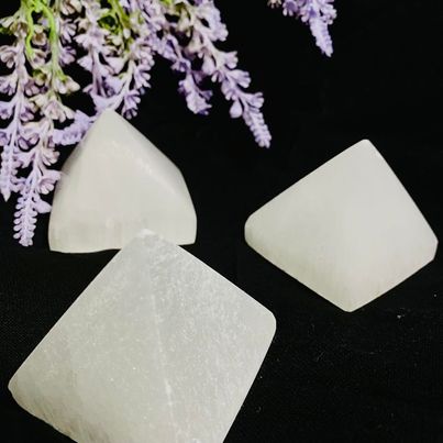 Selenite Crystal Pyramid