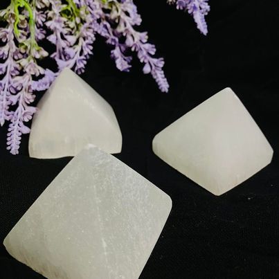 Selenite Crystal Pyramid