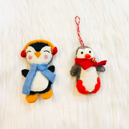 Penguin Felt Ornaments