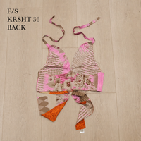 Reversible Patchwork Sari Bralette