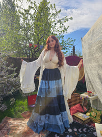 Midnight Flutter Boho Skirts