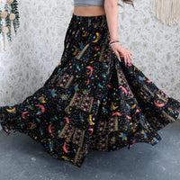 Stevie Inspired Flowy Tiered Skirt