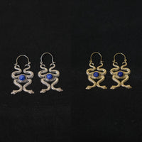 Dangle Goth Snake Earring