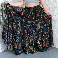 Stevie Inspired Flowy Tiered Skirt