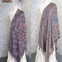 Mystical Reversible Butterfly Shawl