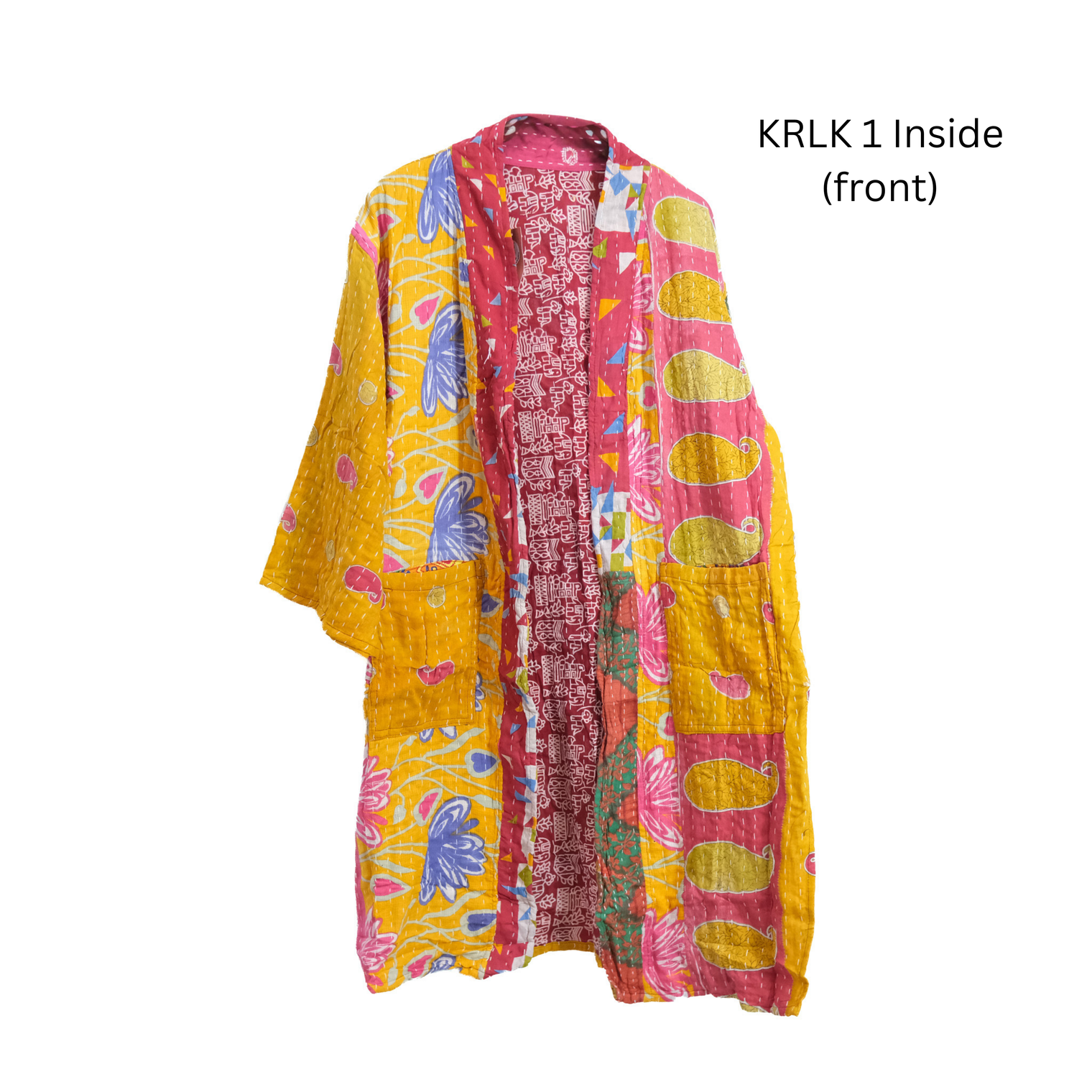 Kantha Reversible Long Jacket