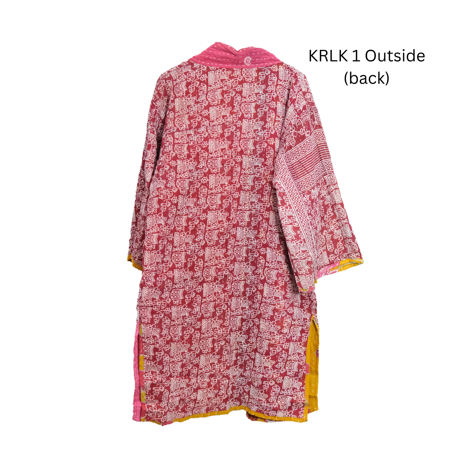 Kantha Reversible Long Jacket