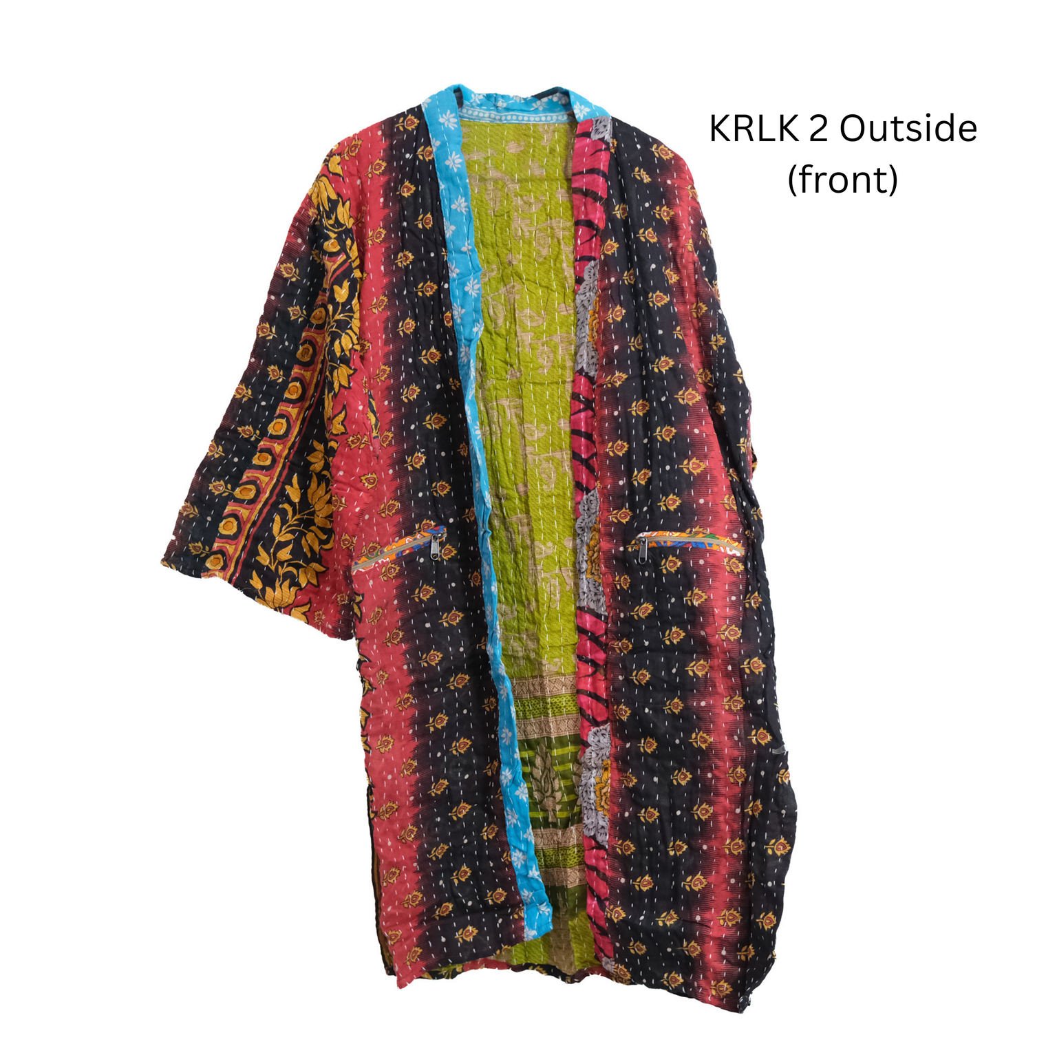 Kantha Reversible Long Jacket