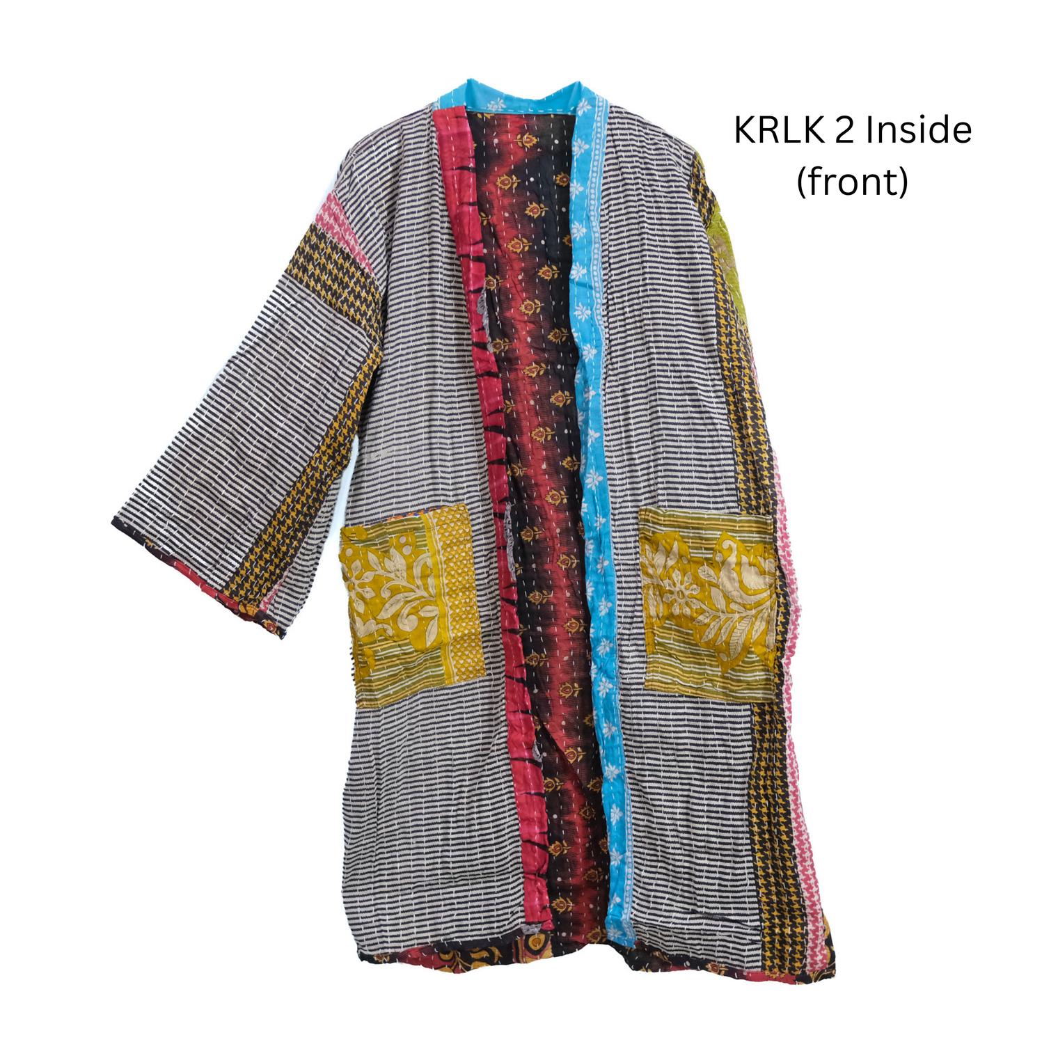 Kantha Reversible Long Jacket