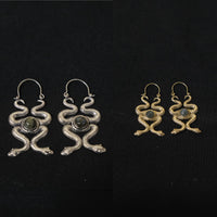 Dangle Goth Snake Earring