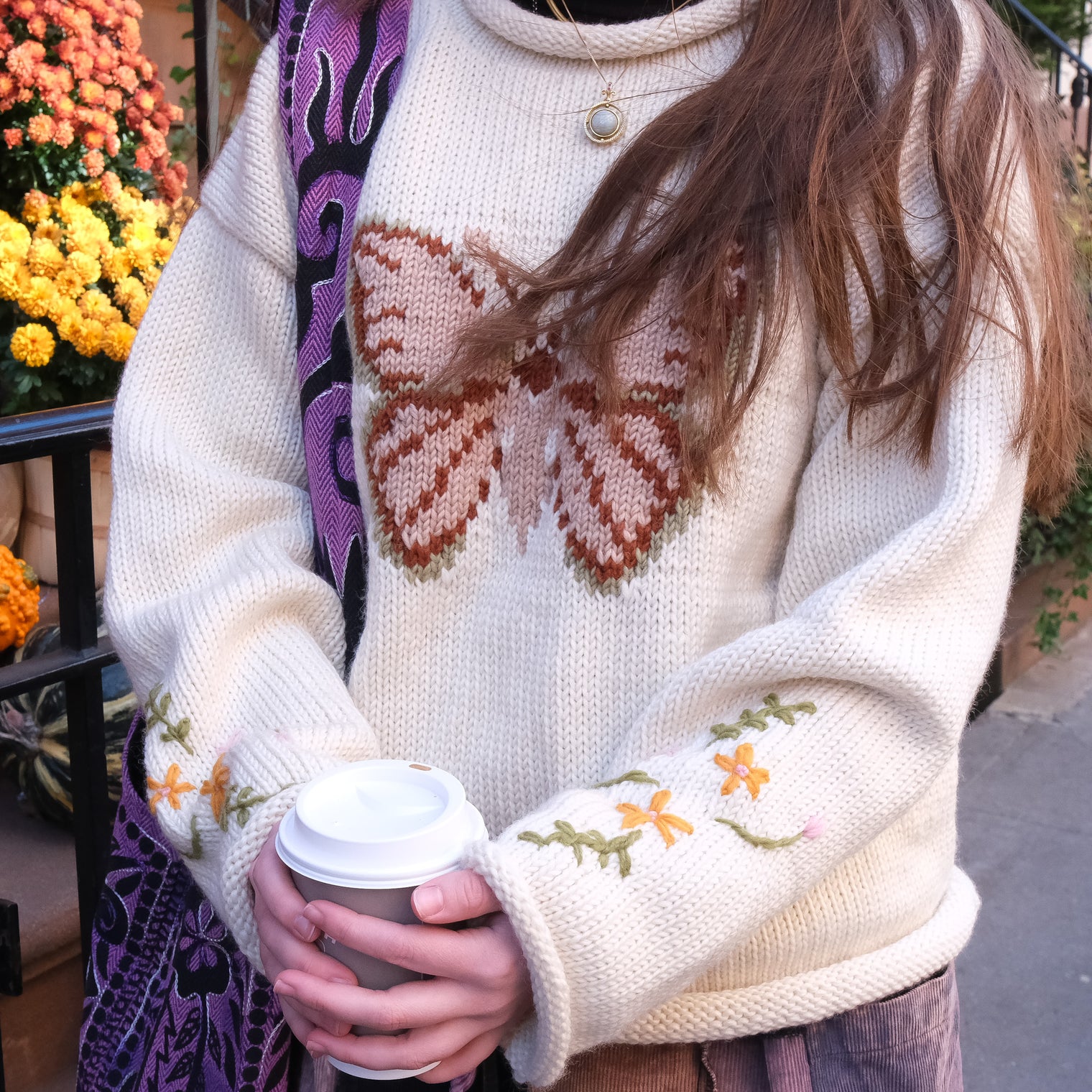 Butterfly Bliss Knit Sweater