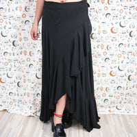 Boho Festival Wrap Maxi Skirt