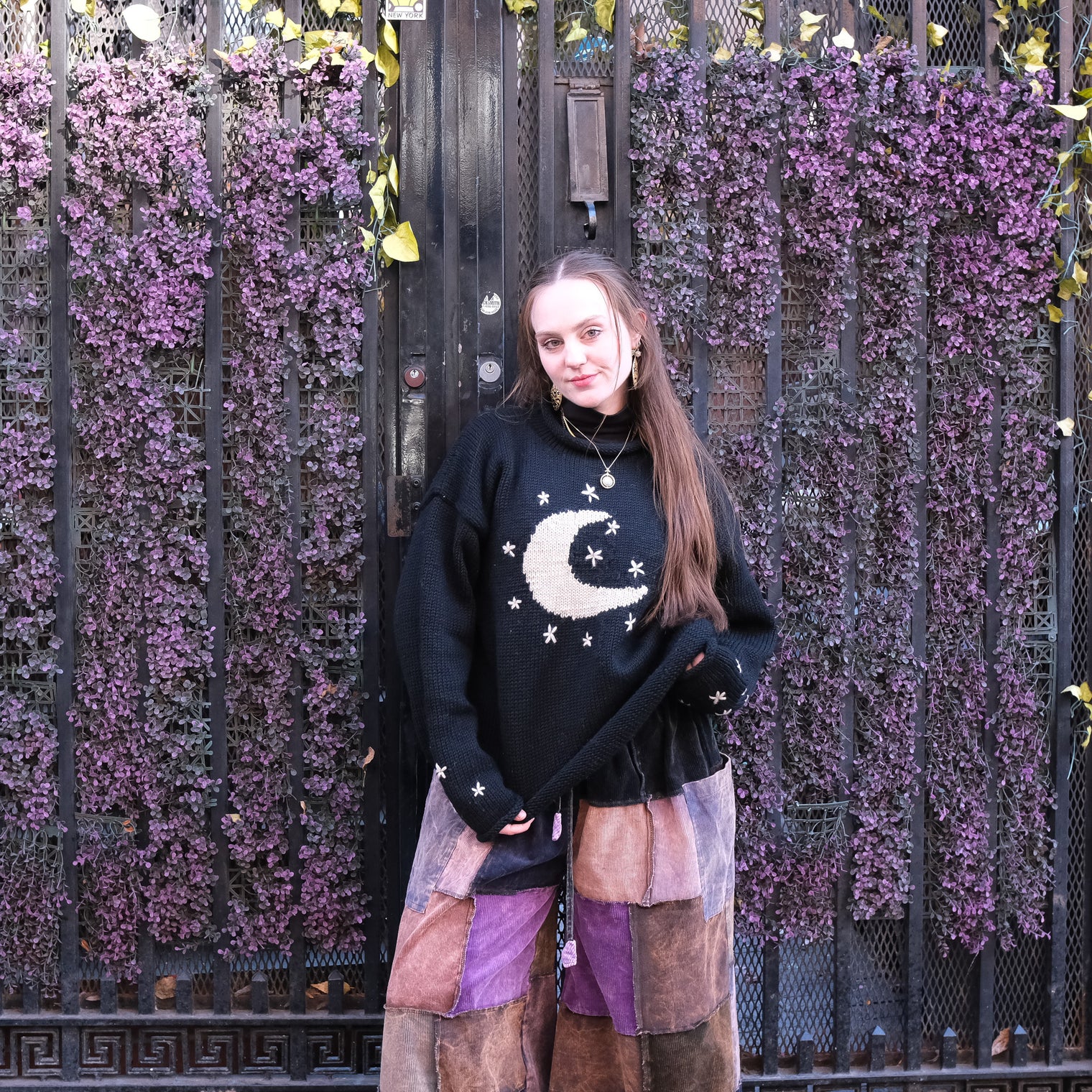 Moonlit Harmony Knit Pullover