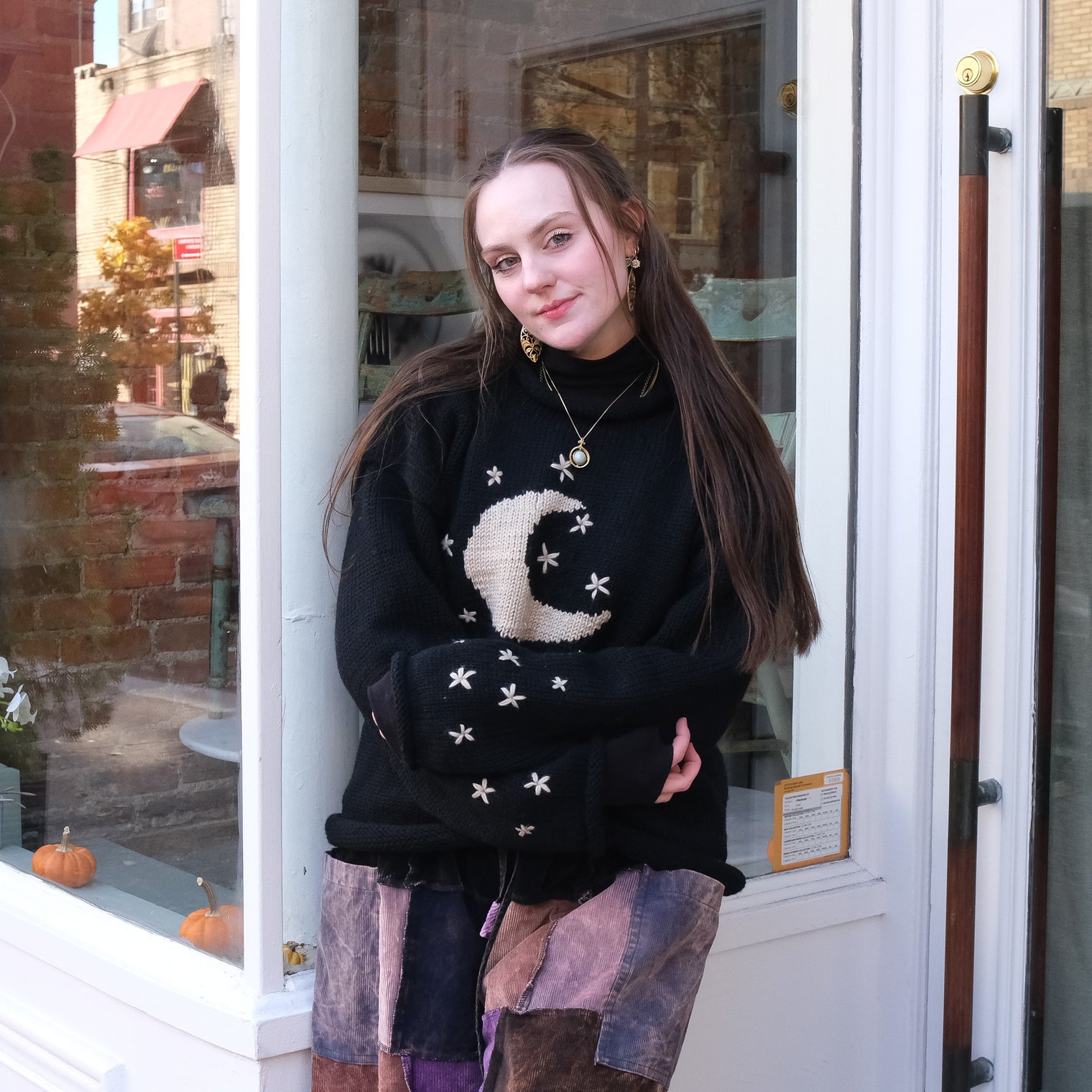 Moonlit Harmony Knit Pullover