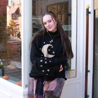 Moonlit Harmony Knit Pullover